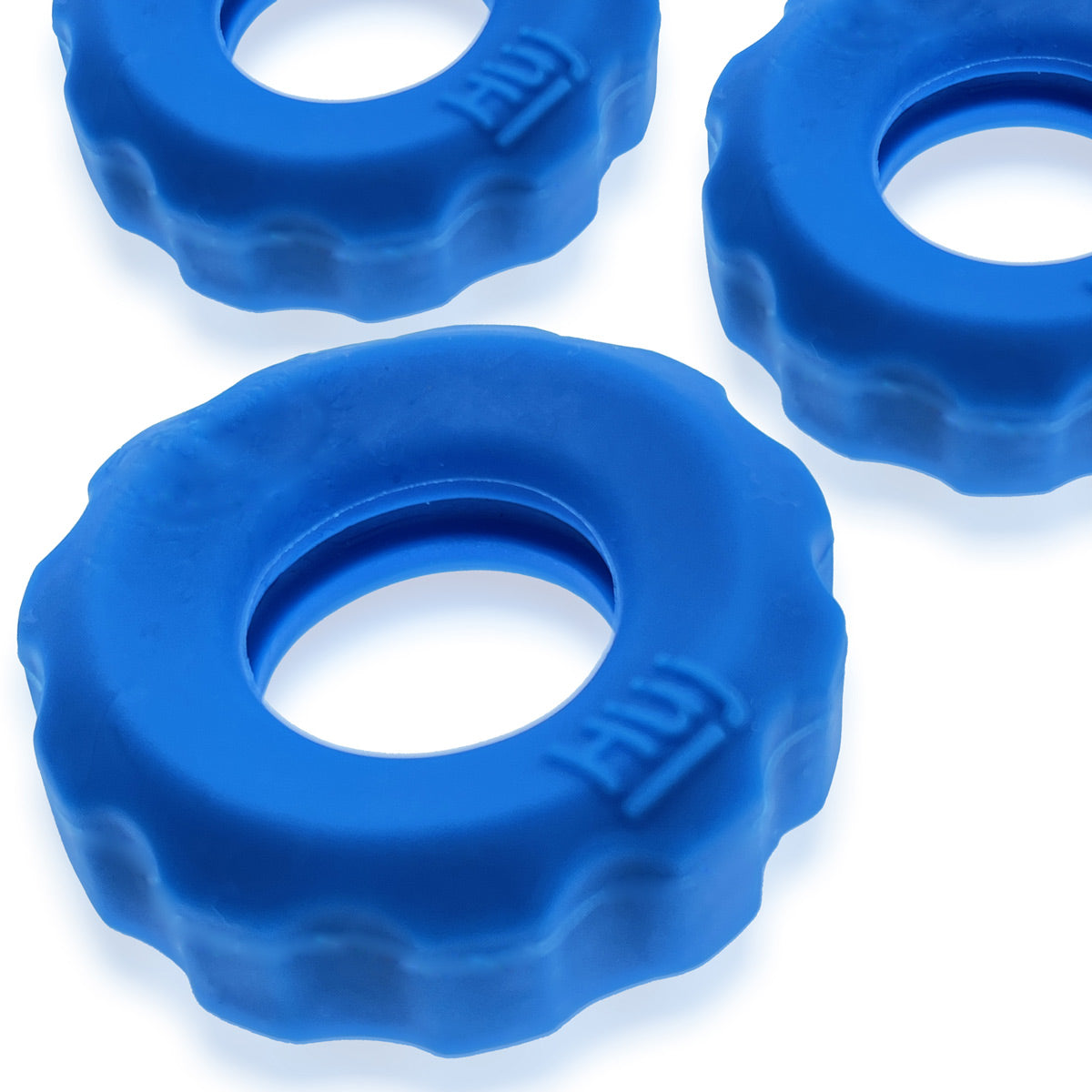 Oxballs - Hünkyjunk™ - Super Huj No Roll C-Rings – 3 pk – Teal
