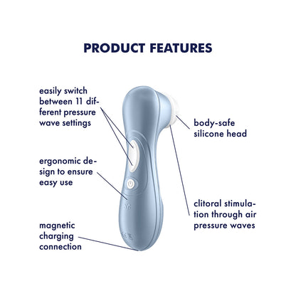Satisfyer - Pro 2 Next Generation - Air Pulse Stimulator - Blue