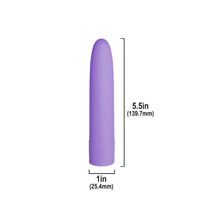 Eezy Pleezy – 5.5" Classic Vibrator – Purple