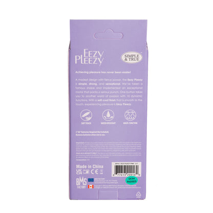 Eezy Pleezy – 5.5" Classic Vibrator – Purple