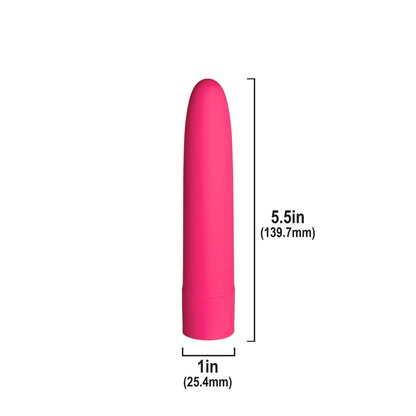 Eezy Pleezy – 5.5" Classic Vibrator – Pink