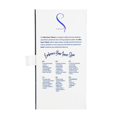 Swan® - The Mini Swan® Wand - Glow in the Dark - Pink