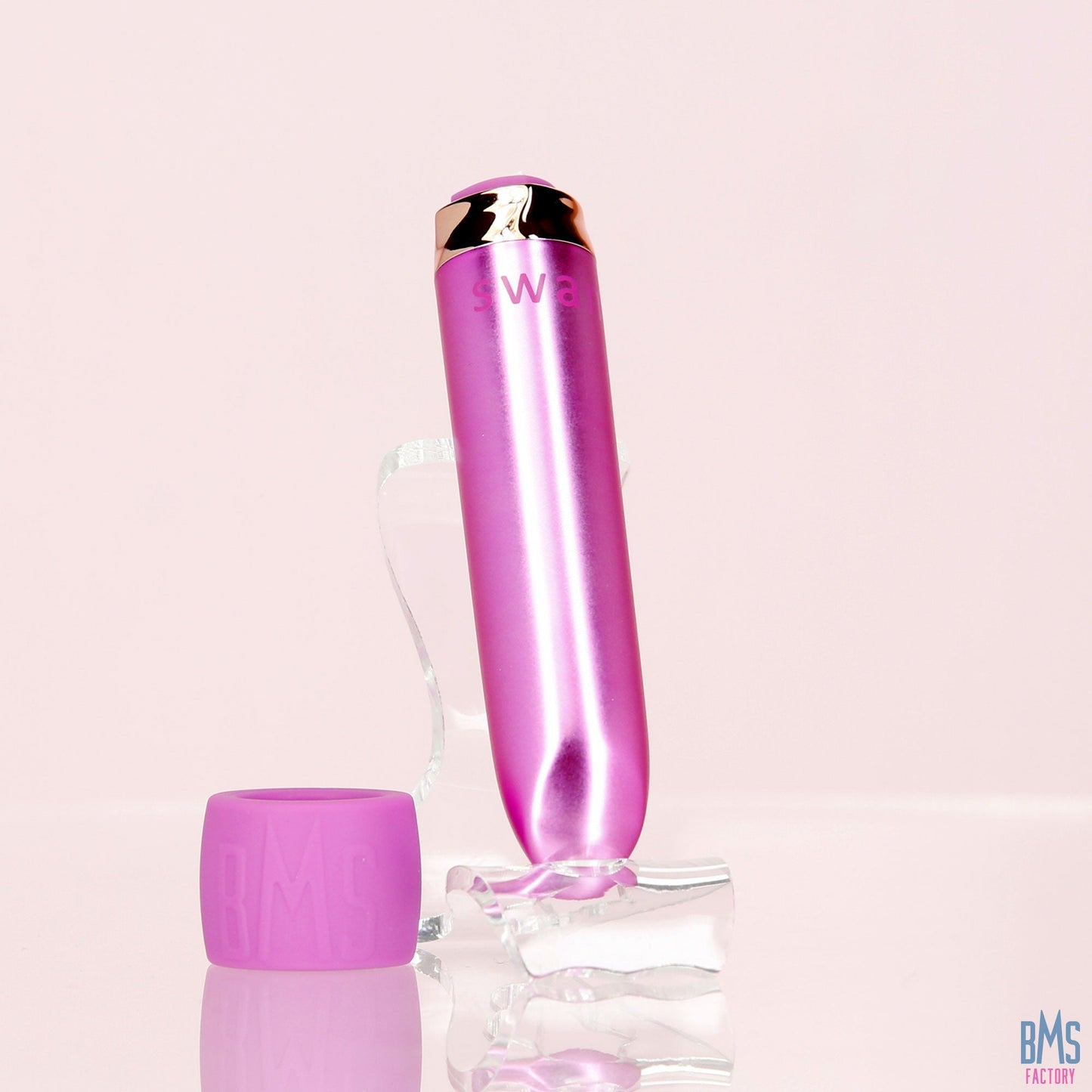Swan® - Maximum Bullet Vibrator + Silicone Comfy Cuff – Pink