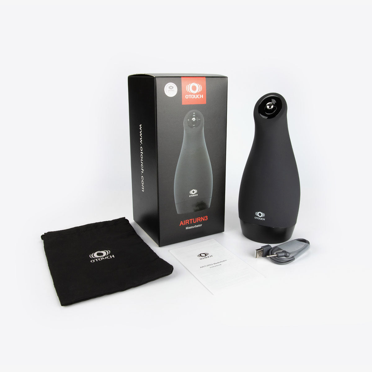 OTOUCH - Airturn 3 Pussy Suction Masturbator - Black