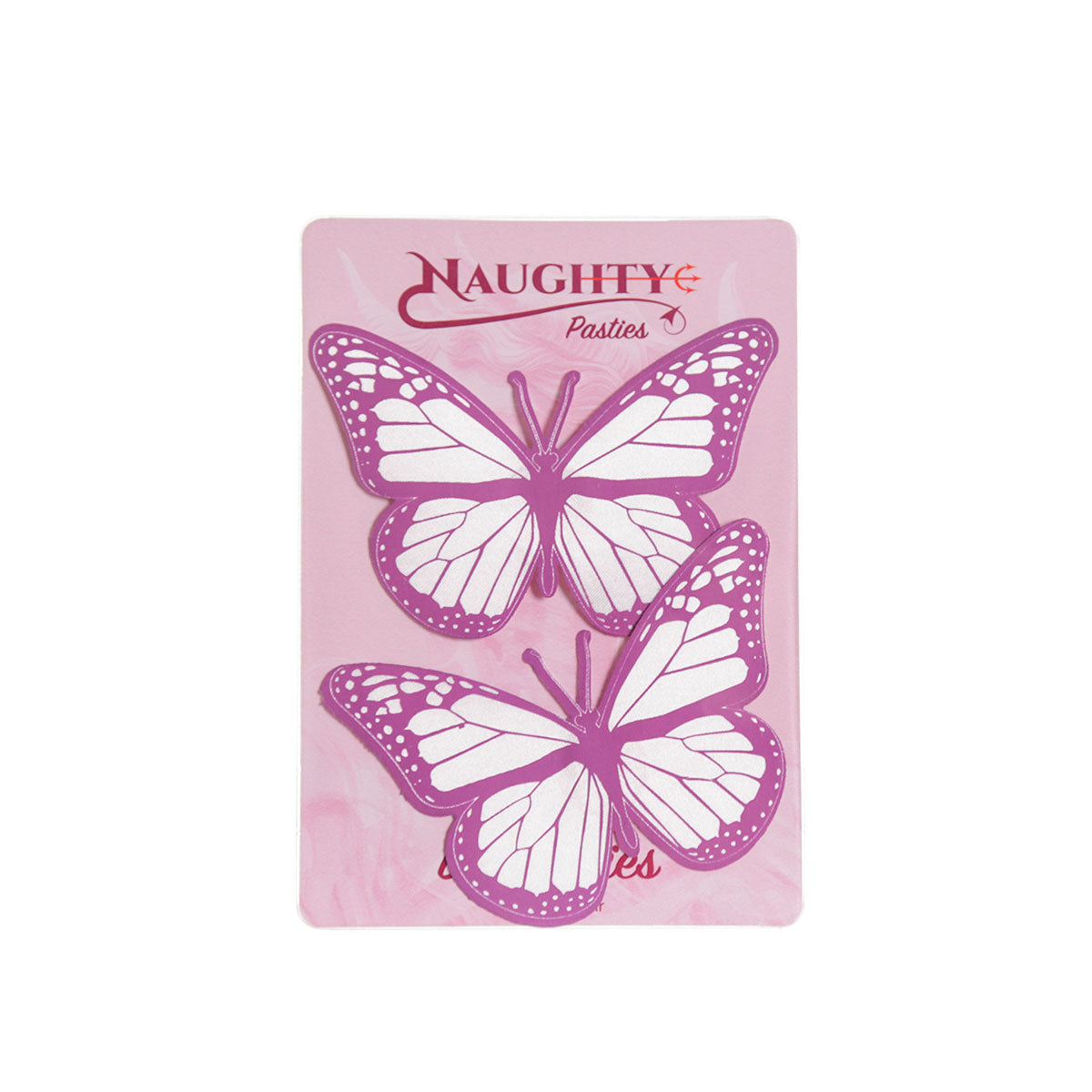 Naughty Glossy Holographic Butterfly Nipple Pasties