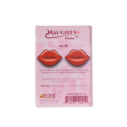 Naughty Glossy Kiss Me Nipple Pasties