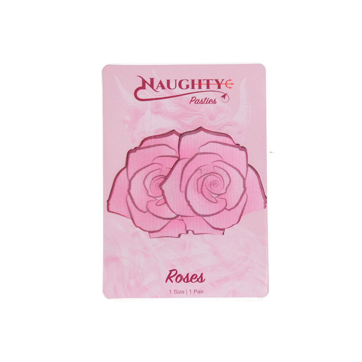 Naughty Glossy Rose Nipple Pasties