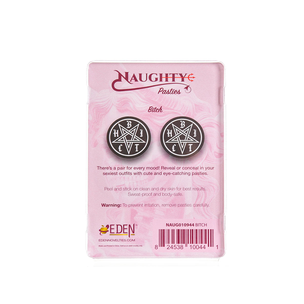 Naughty Glossy Bitch Nipple Pasties