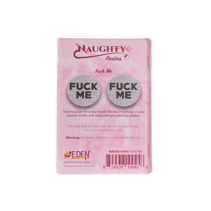 Naughty Glitter Fuck Me Nipple Pasties