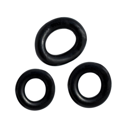 Lords of the Ring Collection - Frodo Rings Black - 3 Pack