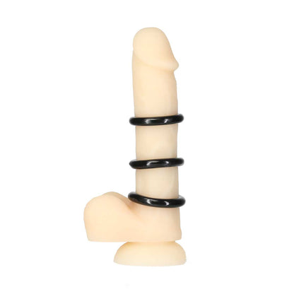 Lords of the Ring Collection - Frodo Rings Black - 3 Pack