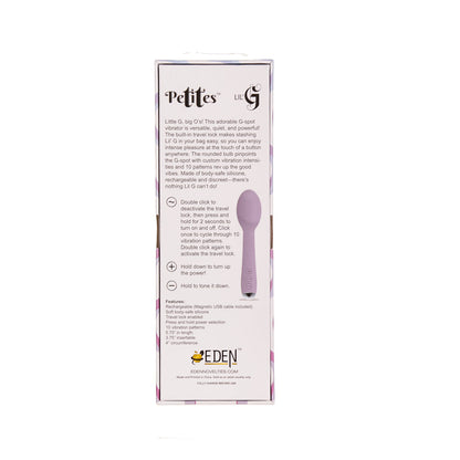 Eden Novelties Petites Lil G Vibrator - Purple