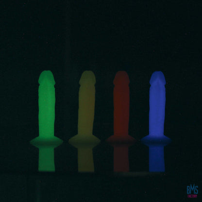 Addiction - Silly Willy – Glow in the Dark -  3.3” Silicone Dildo - 12 pcs