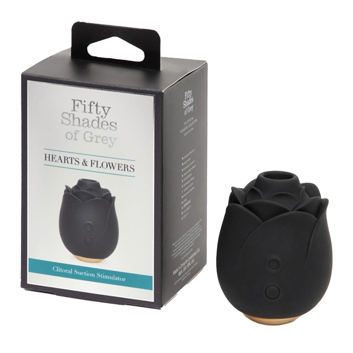 Fifty Shades of Grey Hearts & Flowers - Black