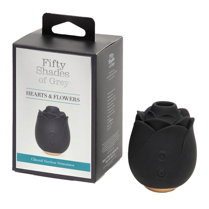 Fifty Shades of Grey Hearts & Flowers - Black