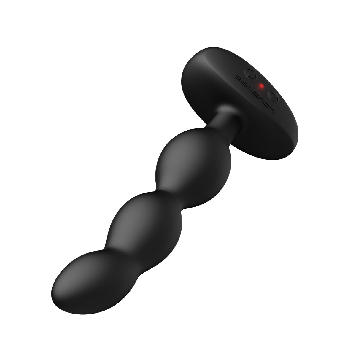Lovense Ridge Vibrating & Rotating Anal Beads - Black