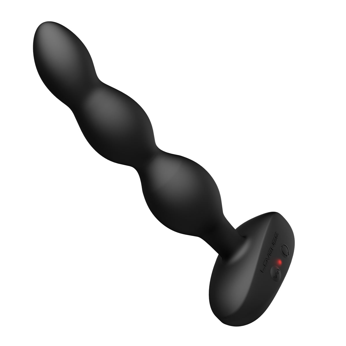 Lovense Ridge Vibrating & Rotating Anal Beads - Black