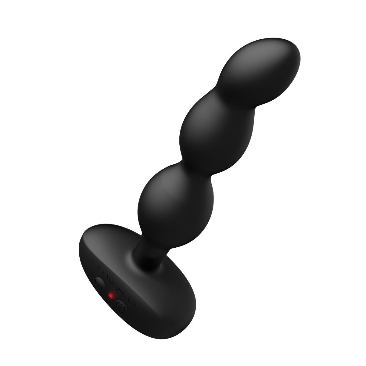 Lovense Ridge Vibrating & Rotating Anal Beads - Black