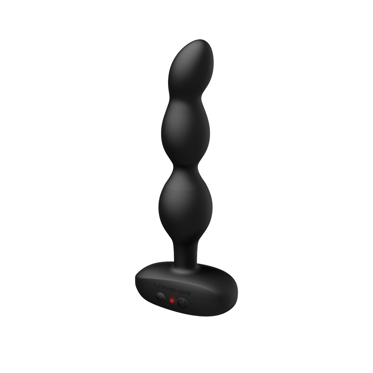 Lovense Ridge Vibrating & Rotating Anal Beads - Black