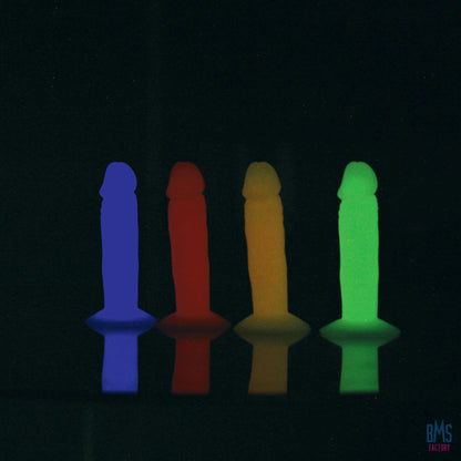 Addiction - Silly Willy – Glow in the Dark -  3.3” Silicone Dildo - 12 pcs