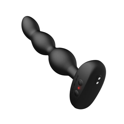 Lovense Ridge Vibrating & Rotating Anal Beads - Black