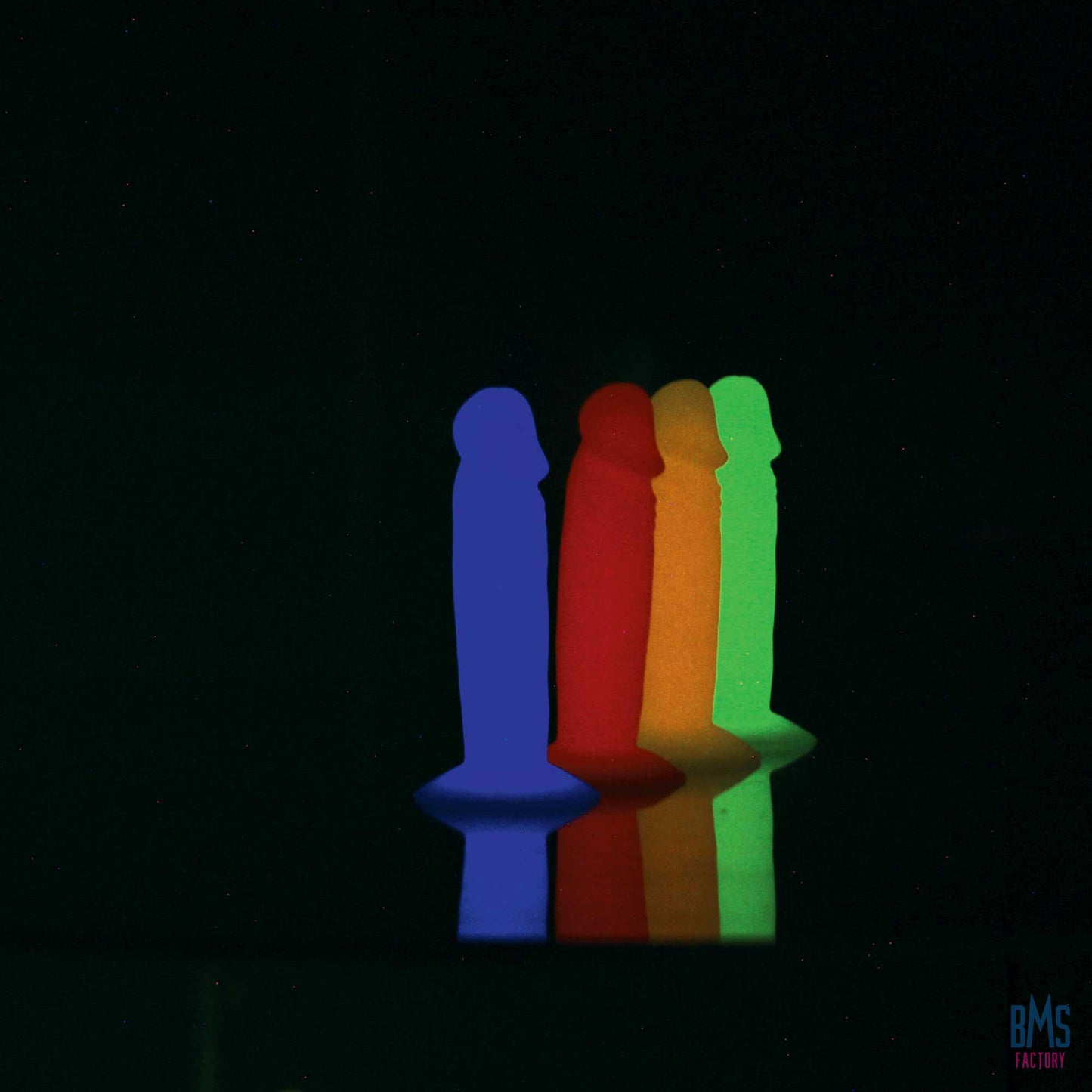 Addiction - Silly Willy – Glow in the Dark -  3.3” Silicone Dildo - 12 pcs