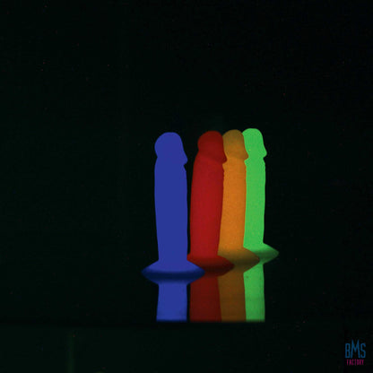 Addiction - Silly Willy – Glow in the Dark -  3.3” Silicone Dildo - 12 pcs