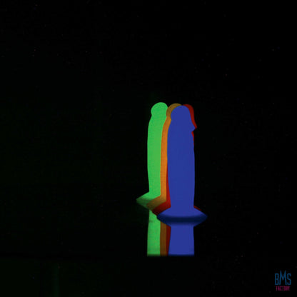 Addiction - Silly Willy – Glow in the Dark -  3.3” Silicone Dildo - 12 pcs