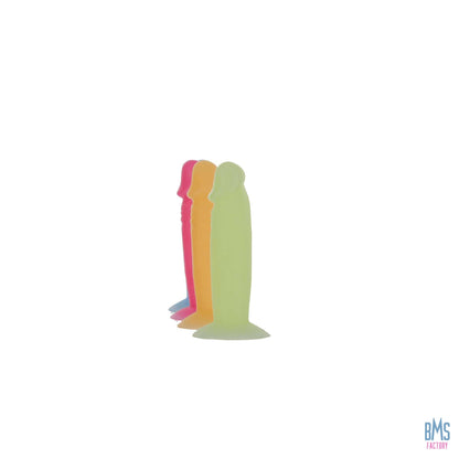 Addiction - Silly Willy – Glow in the Dark -  3.3” Silicone Dildo - 12 pcs