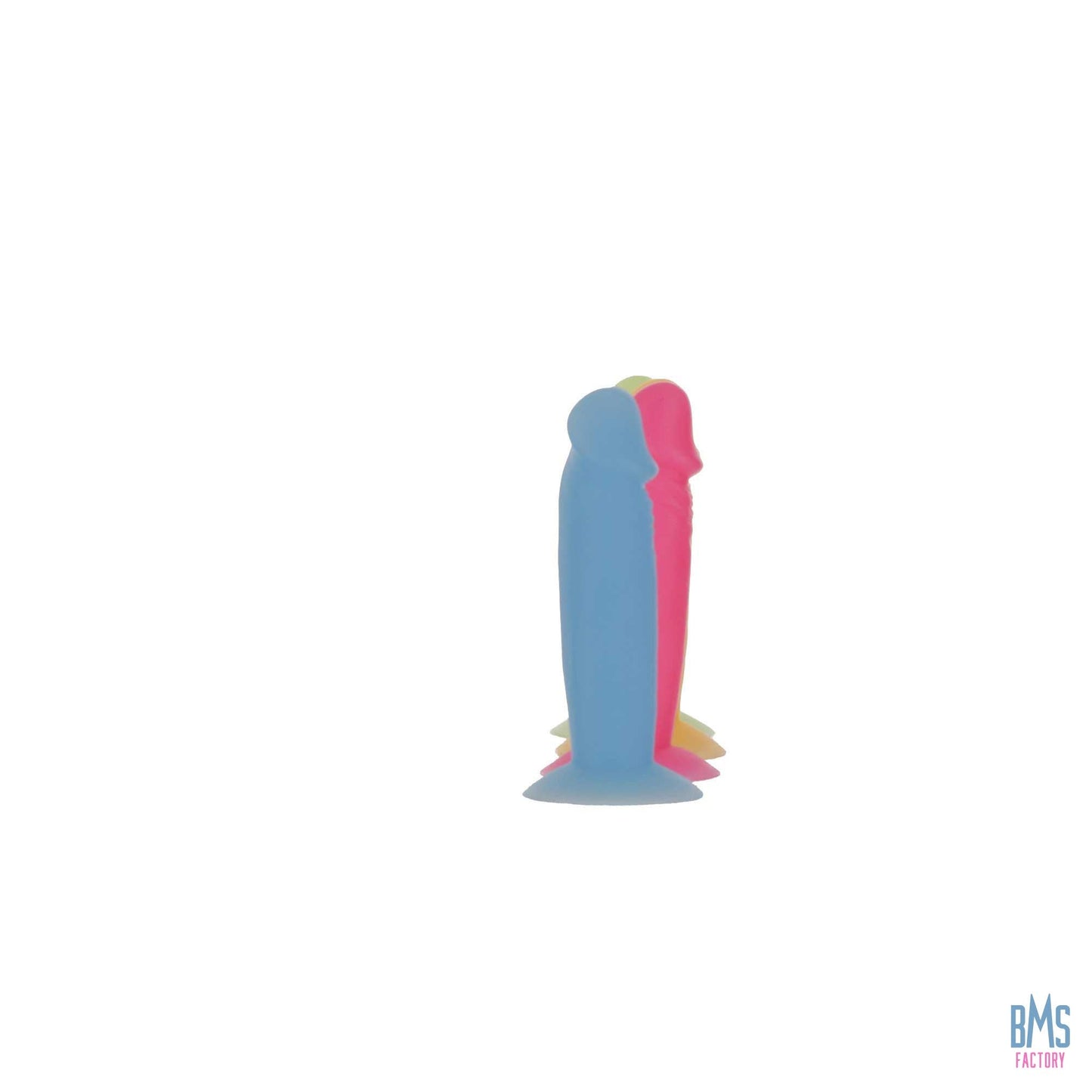 Addiction - Silly Willy – Glow in the Dark -  3.3” Silicone Dildo - 12 pcs