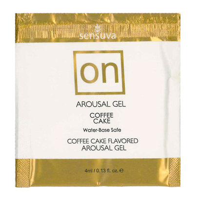 Sensuva – ON - For Her - Arousal Gel – Coffee Cake - Foil 4ml/0.13 fl oz.