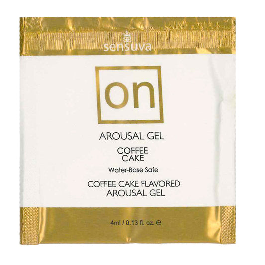 Sensuva – ON - For Her - Arousal Gel – Coffee Cake - Foil 4ml/0.13 fl oz.