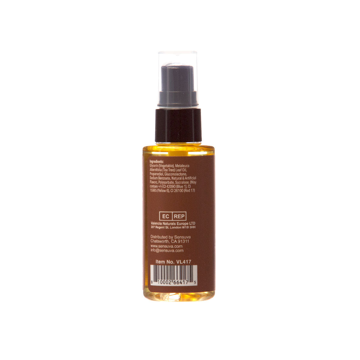 Sensuva Sizzle Lips Warming Gel Salted Caramel 2 oz.