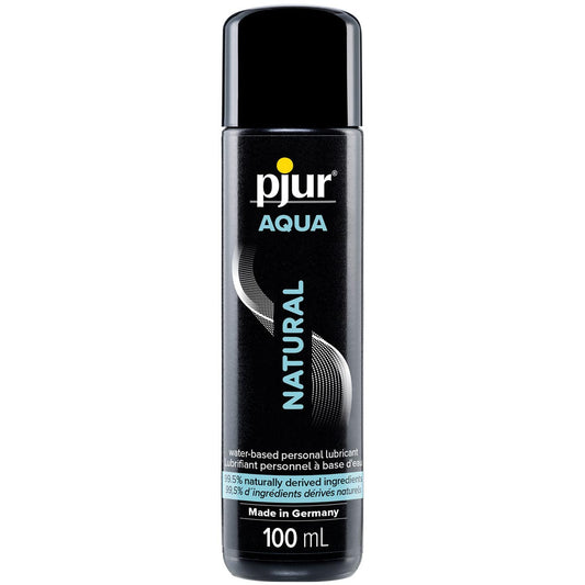 Pjur® - AQUA Natural Water-Based Personal Lubricant – 100 mL / 3.4 fl. oz