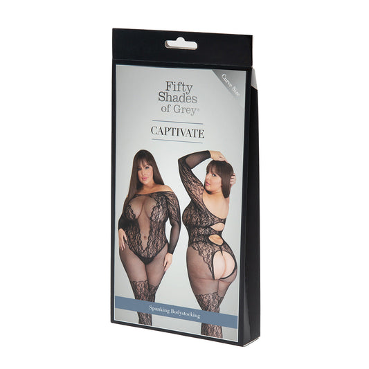 Fifty Shades of Grey Captivate Spanking Bodystocking – One Size Plus