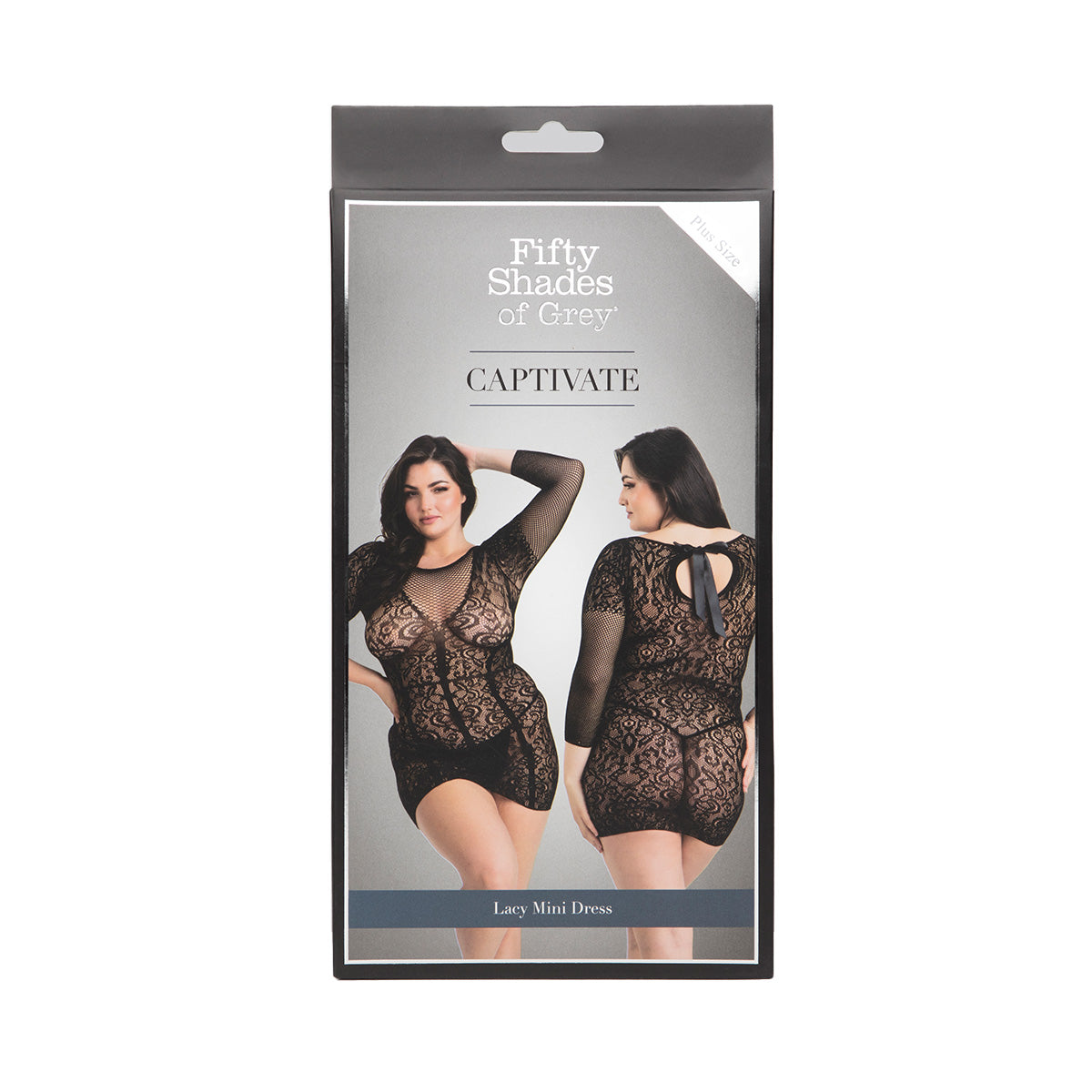 Fifty Shades of Grey Captivate Lacey Mini Dress– One Size Plus