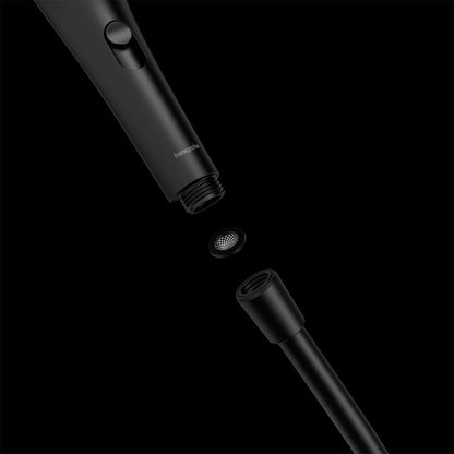 Womanizer® - Wave - Combined Shower Head & Water Massage Clitoral Stimulator - Black