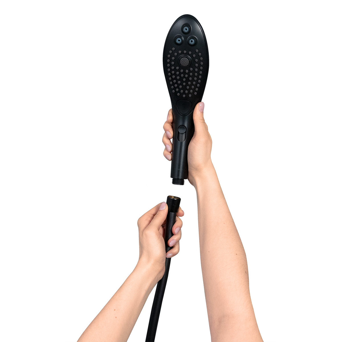 Womanizer® - Wave - Combined Shower Head & Water Massage Clitoral Stimulator - Black