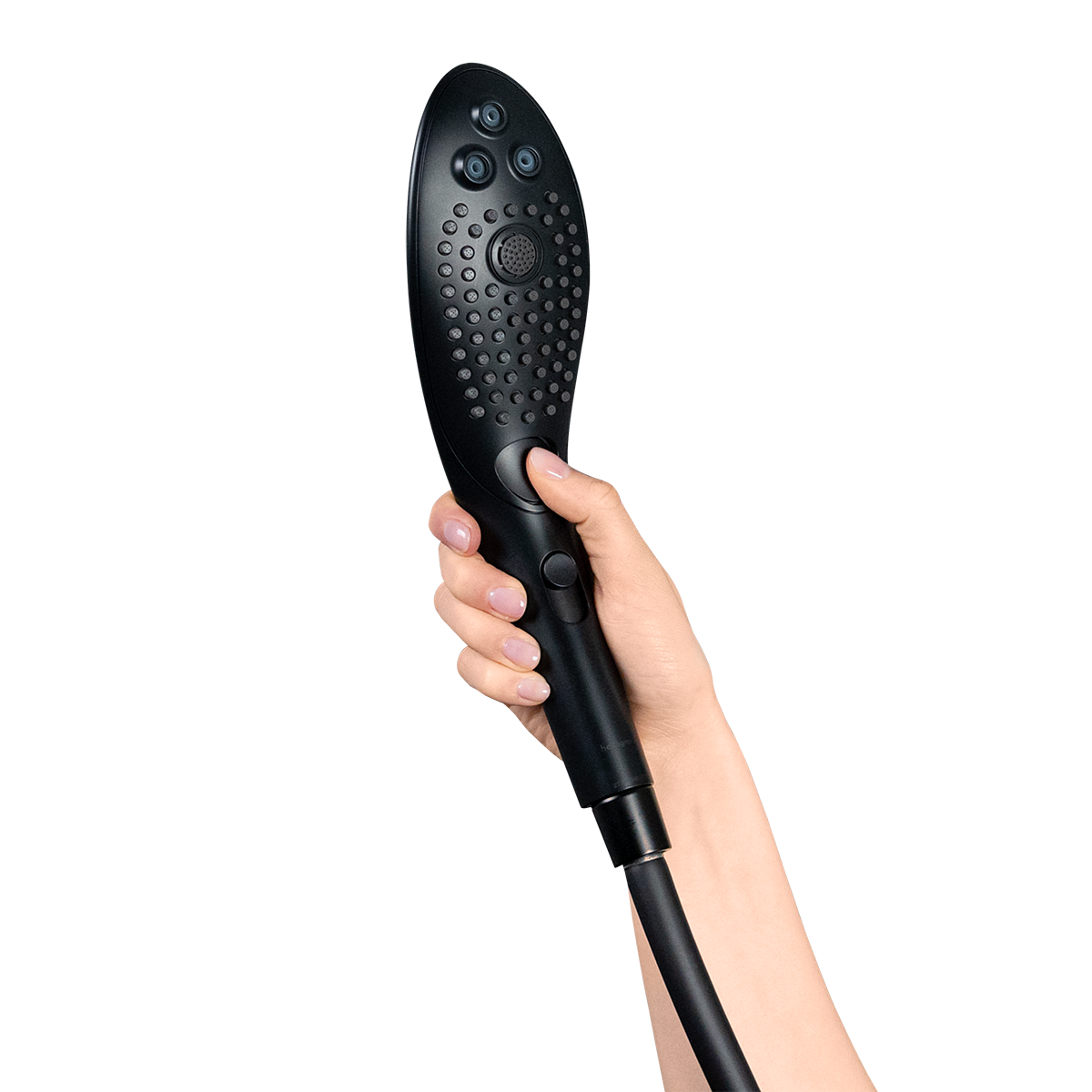 Womanizer® - Wave - Combined Shower Head & Water Massage Clitoral Stimulator - Black