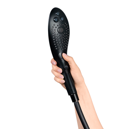 Womanizer® - Wave - Combined Shower Head & Water Massage Clitoral Stimulator - Black