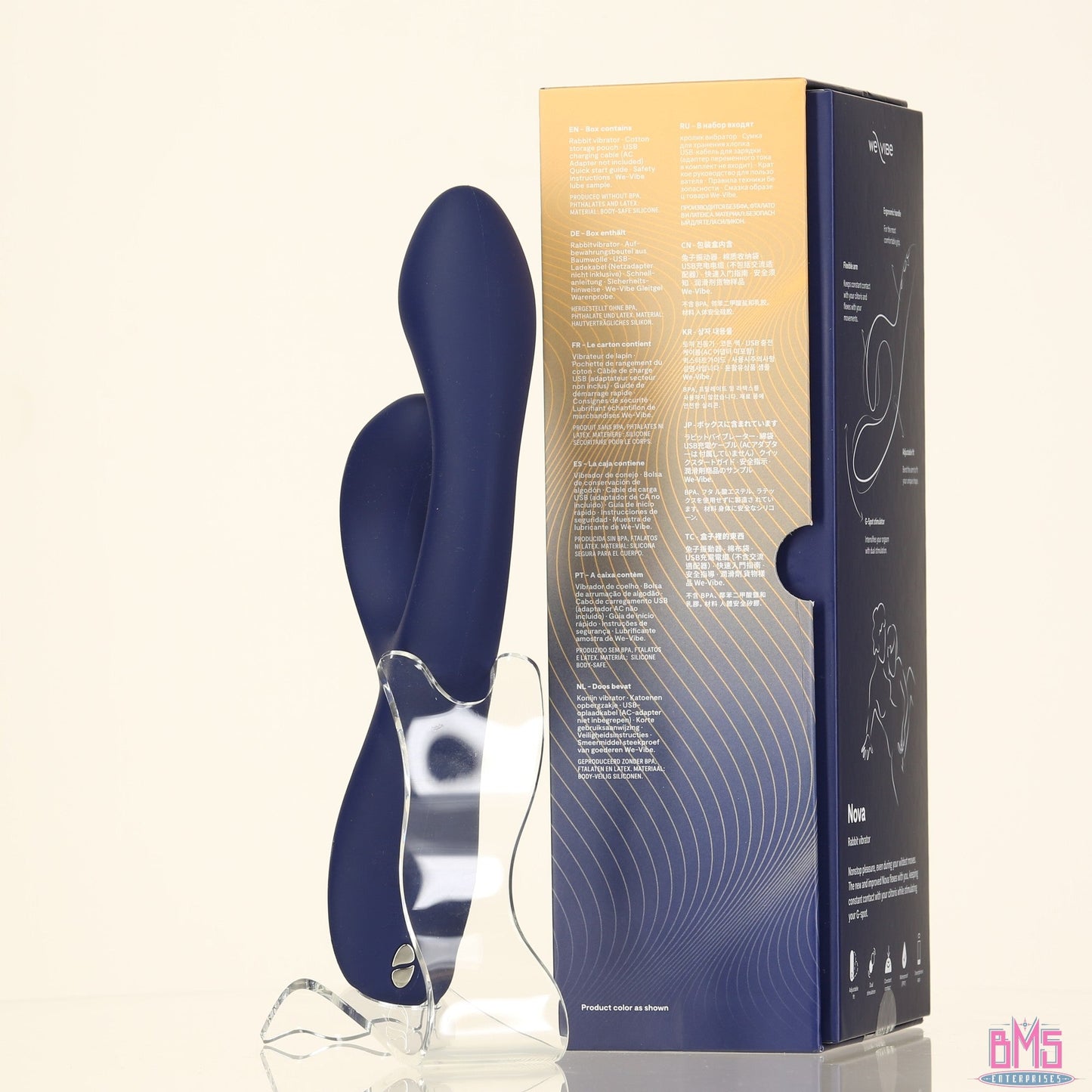 We-Vibe® Nova - Rabbit Vibrator - Midnight Blue