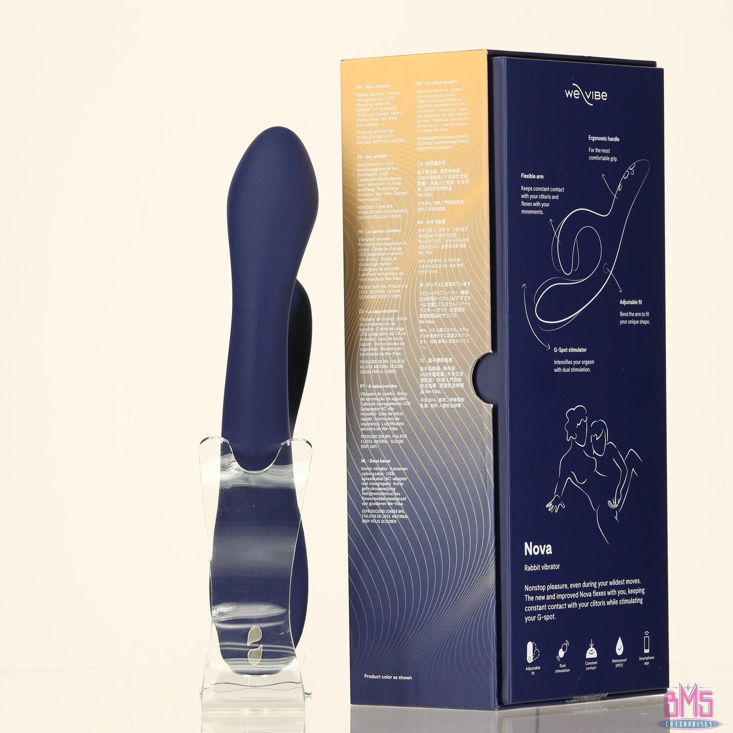 We-Vibe® Nova - Rabbit Vibrator - Midnight Blue