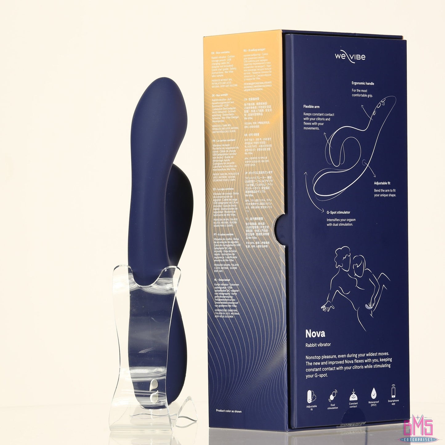 We-Vibe® Nova - Rabbit Vibrator - Midnight Blue