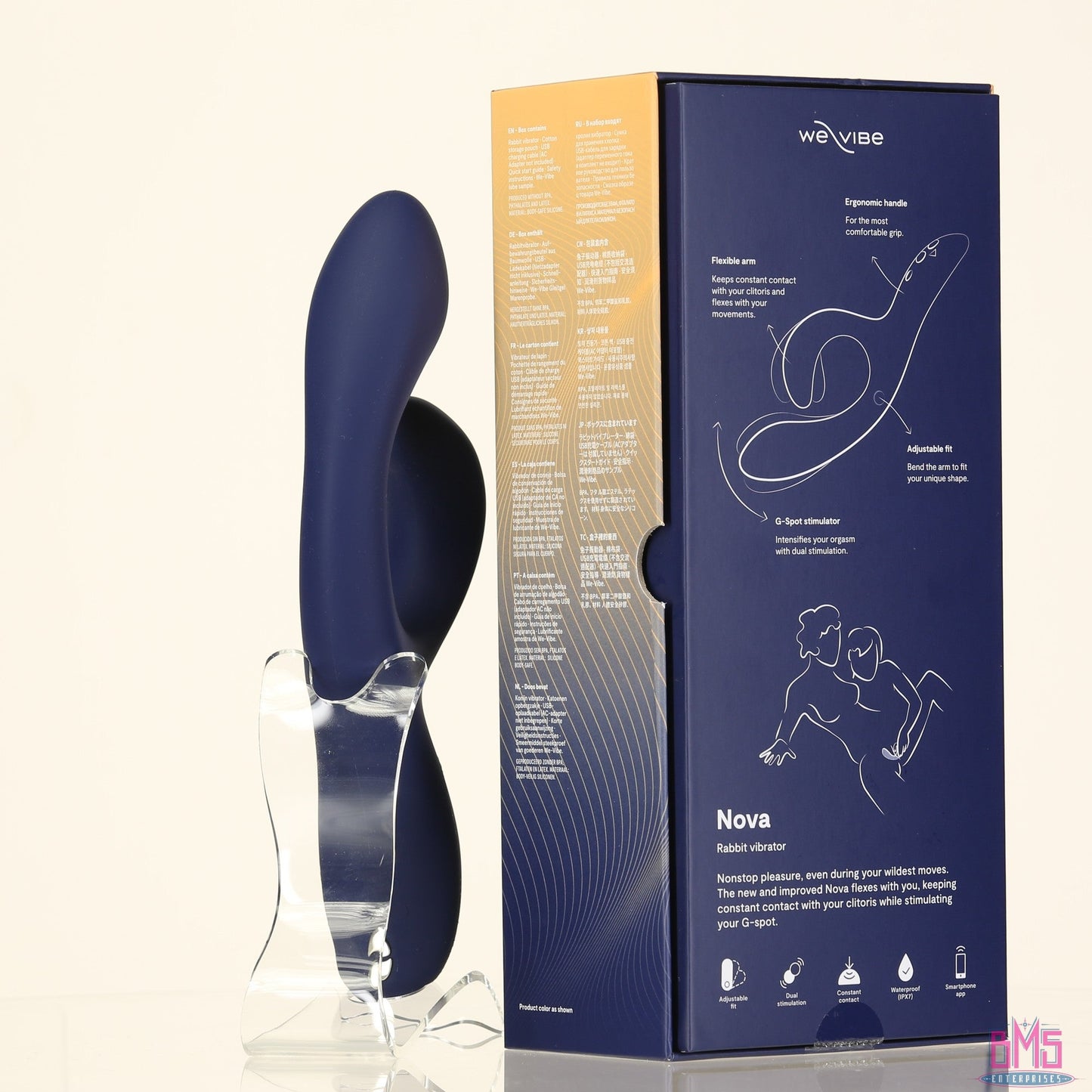 We-Vibe® Nova - Rabbit Vibrator - Midnight Blue
