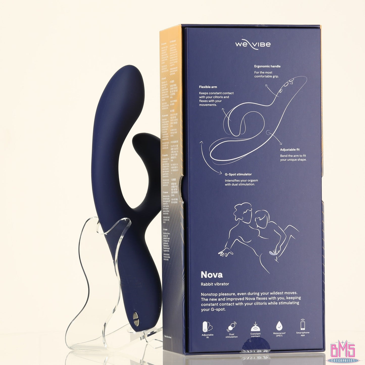 We-Vibe® Nova - Rabbit Vibrator - Midnight Blue