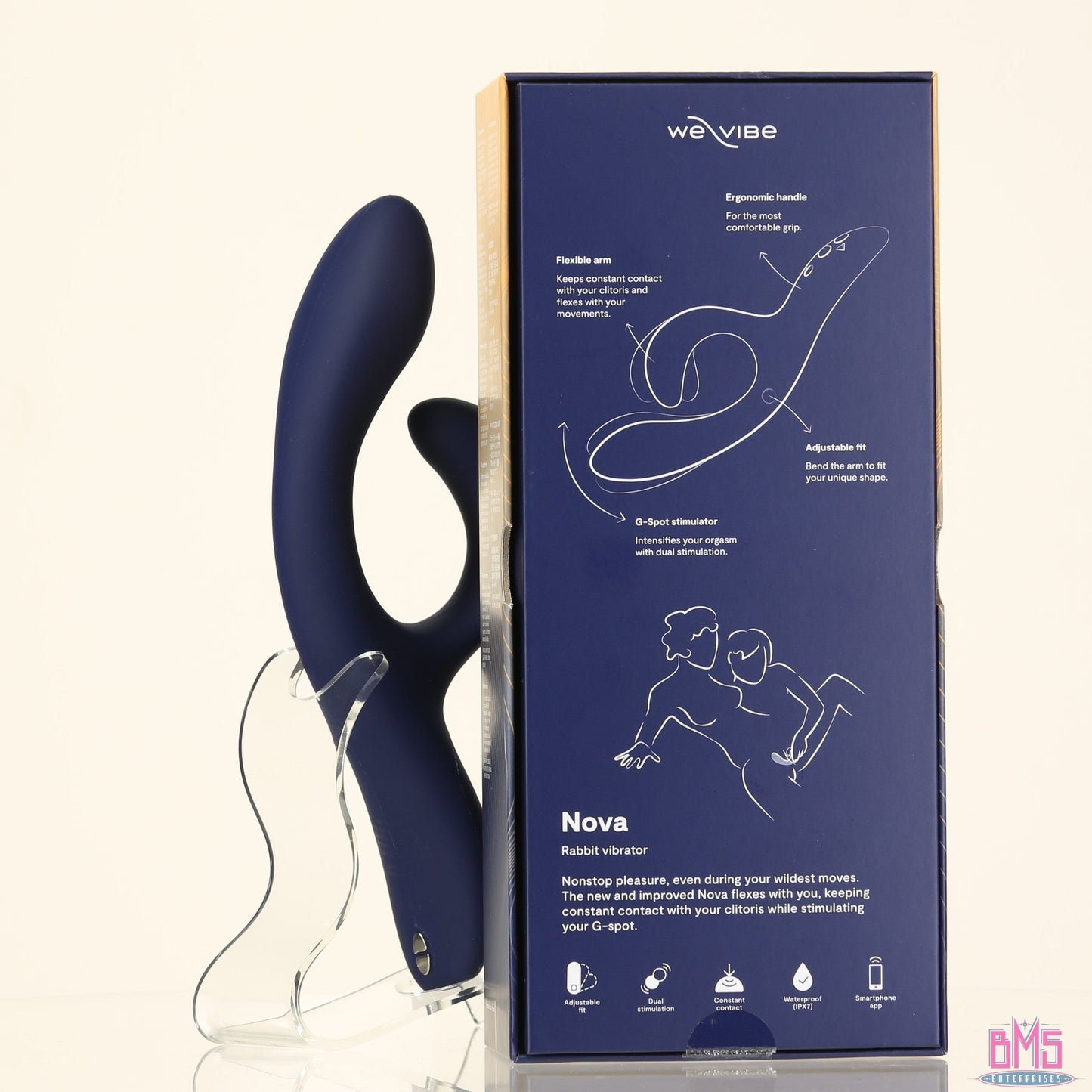 We-Vibe® Nova - Rabbit Vibrator - Midnight Blue