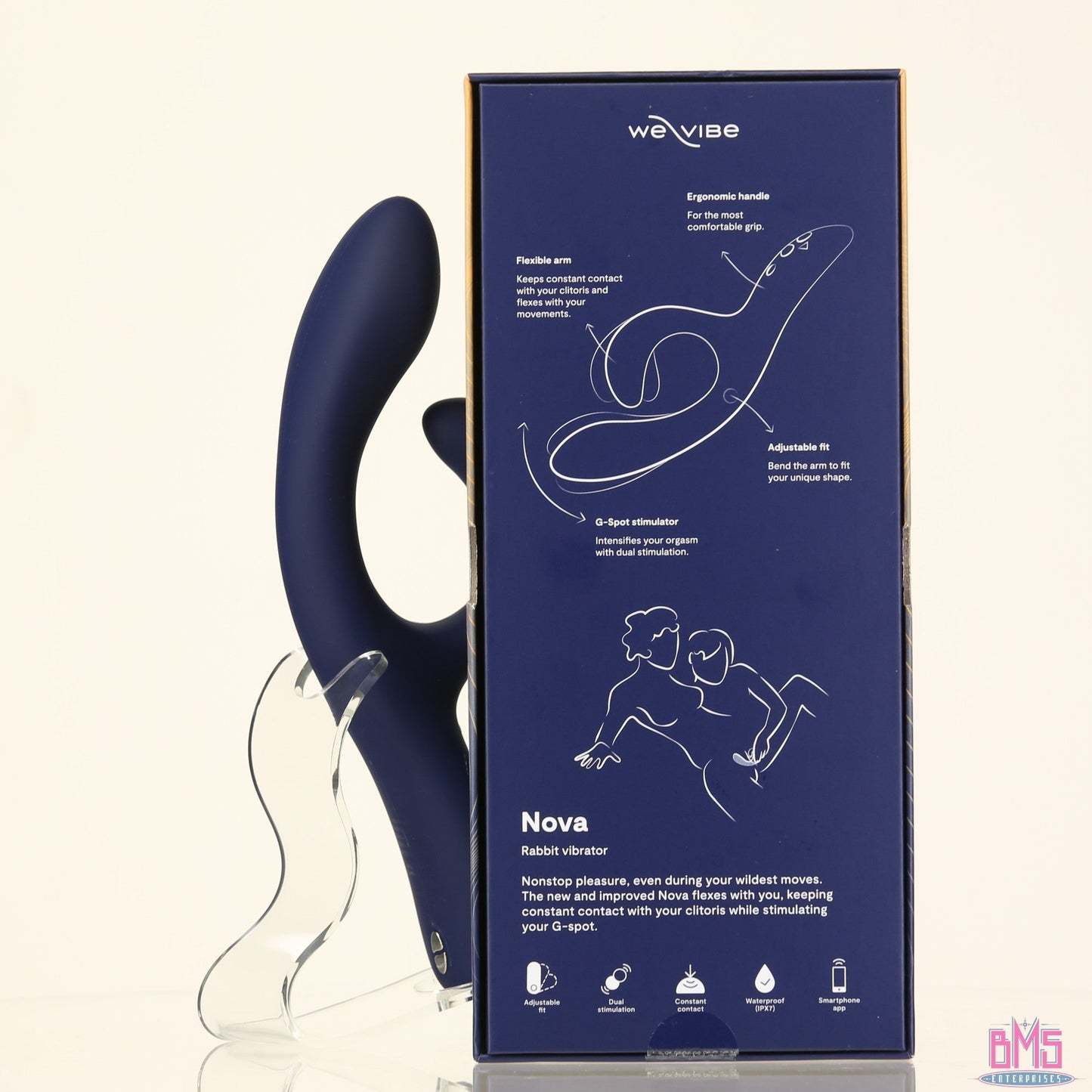 We-Vibe® Nova - Rabbit Vibrator - Midnight Blue