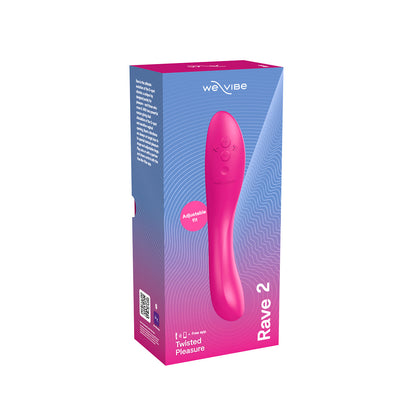 We-Vibe® - Rave 2 – Twisted Pleasure - G-Spot Vibrator – Fuchsia