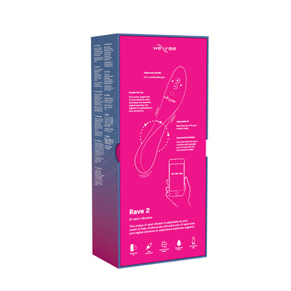 We-Vibe® - Rave 2 – Twisted Pleasure - G-Spot Vibrator – Fuchsia