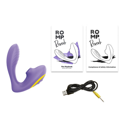 ROMP - Reverb - Double Trouble -  Clitoral And G-Spot Stimulator – Purple